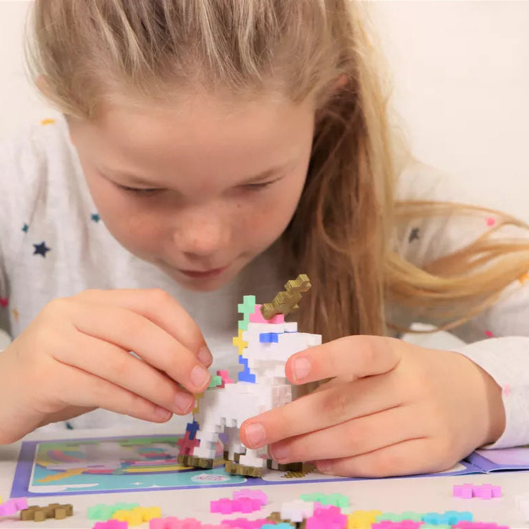 kit découverte learn to build licorne