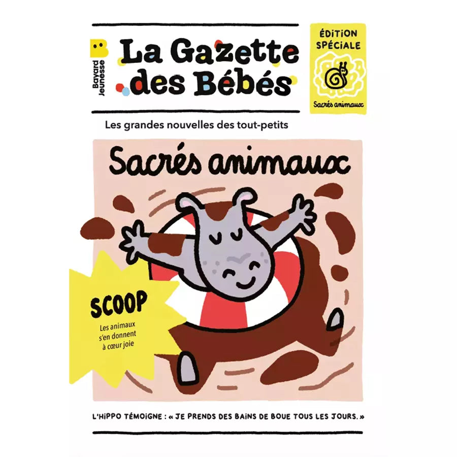 La gazette des bébés les animaux Poppik