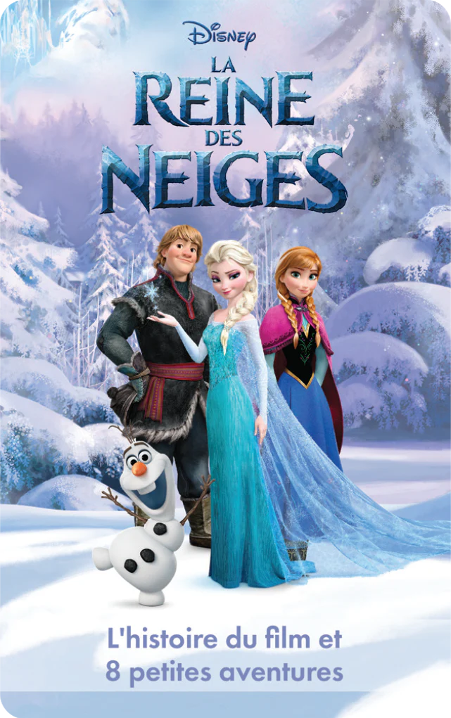 L'histoire du film la reine des neiges cartes Yoto 