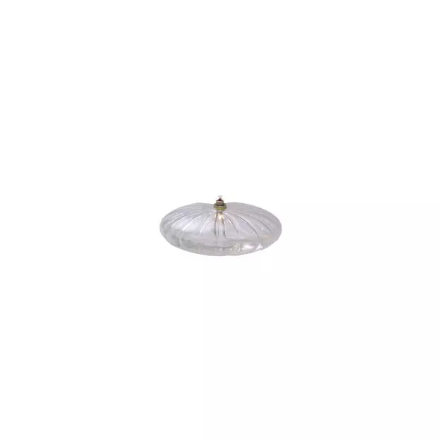 Lampe à huile éllipse striée M