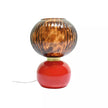 Lampe Adonis rouge et léopard