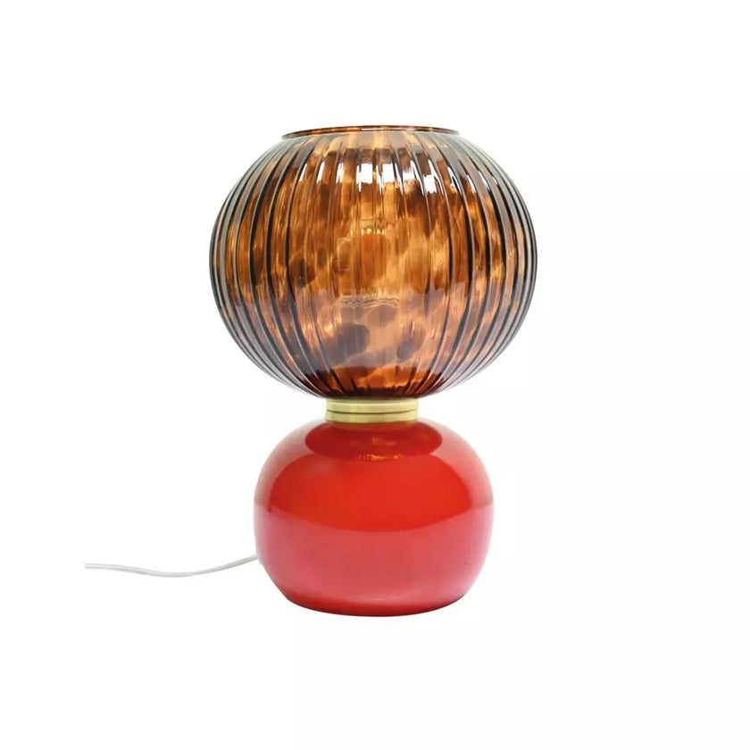 Lampe Adonis rouge et léopard