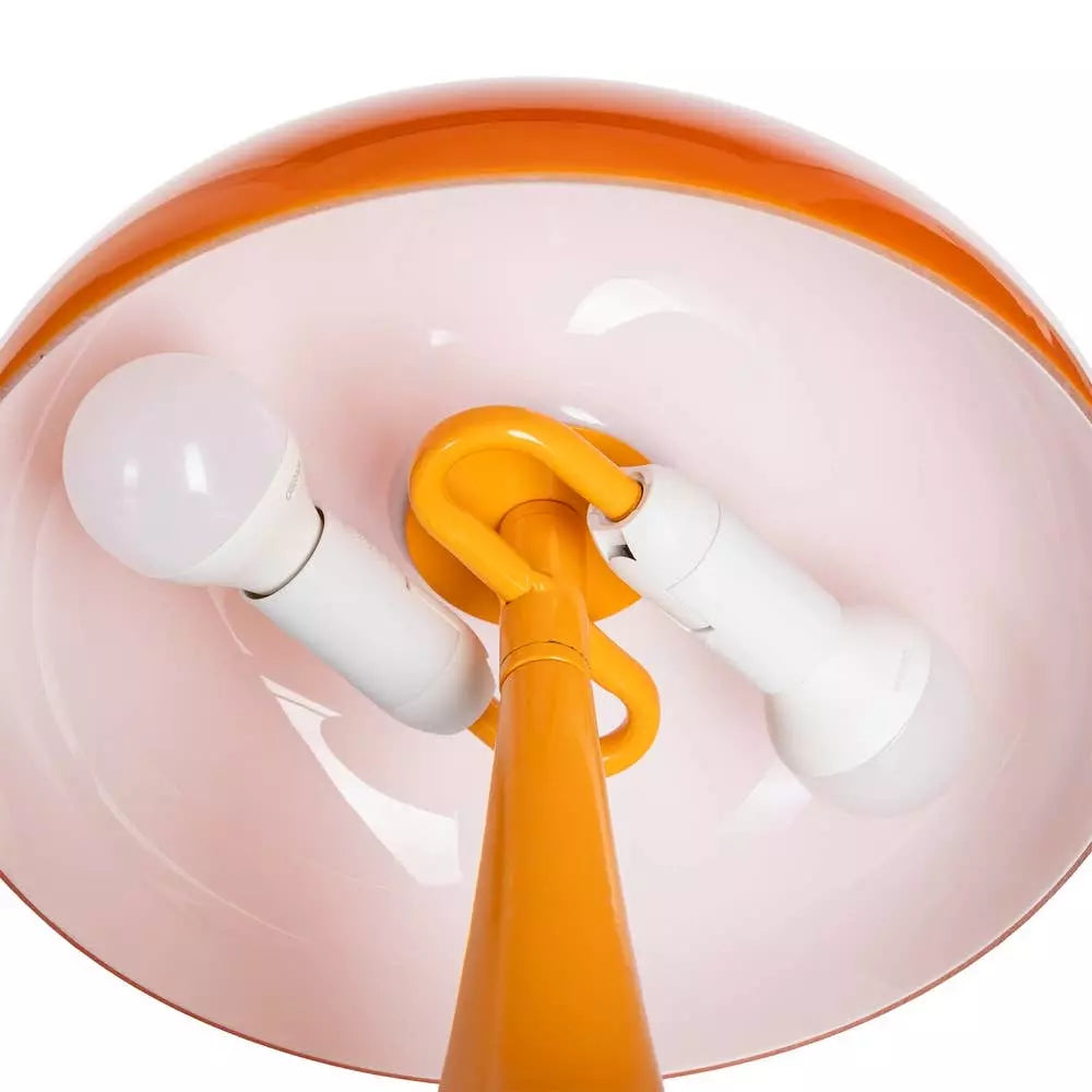 Lampe métal orange Ben