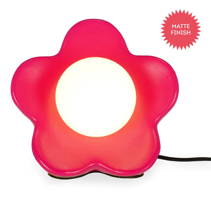 Lampe fleur legami rose matte