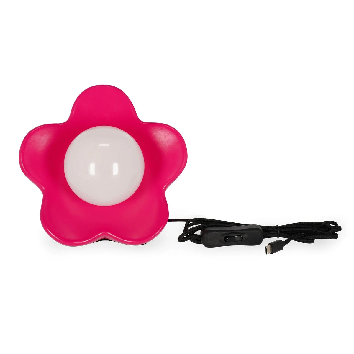 Lampe fleur legami rose matte