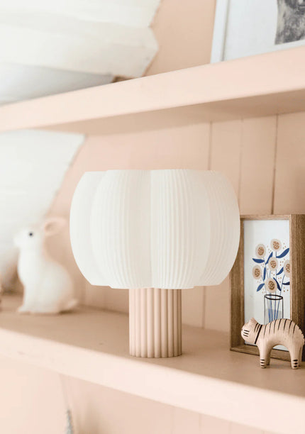 Lampe Fluffy bleuu studio sable