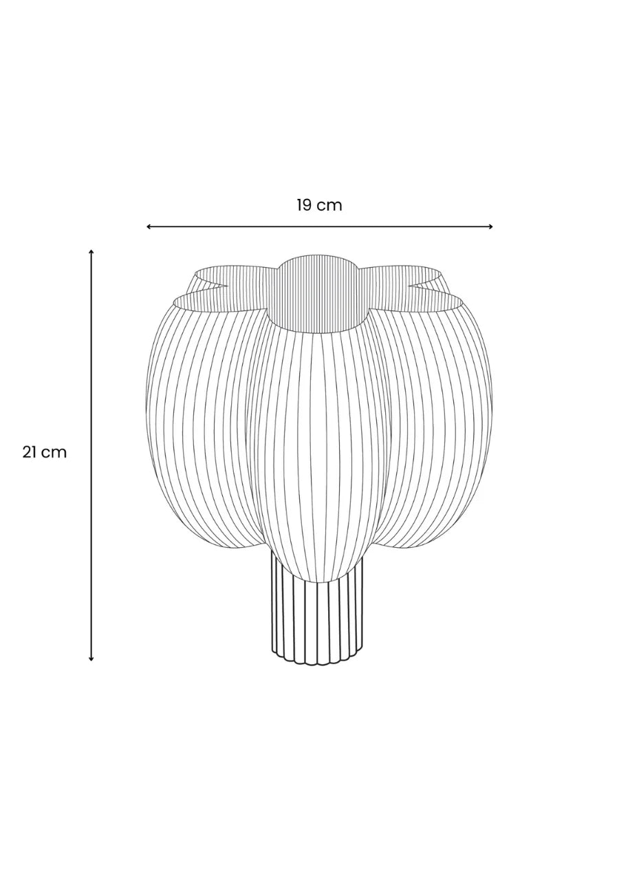 Lampe Fluffy bleuu studio sable