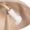 Lampe palmer beige en métal
