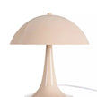Lampe palmer beige en métal