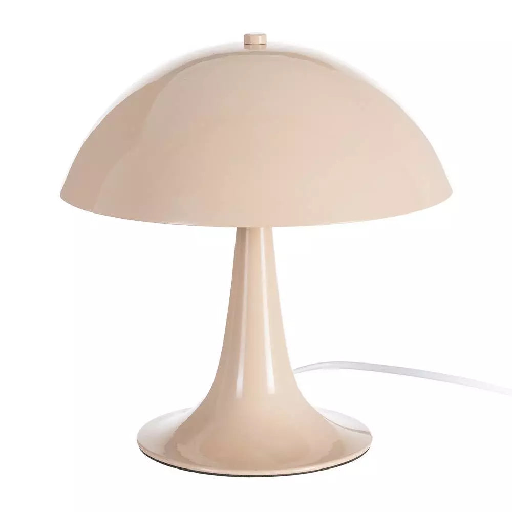 Lampe palmer beige en métal