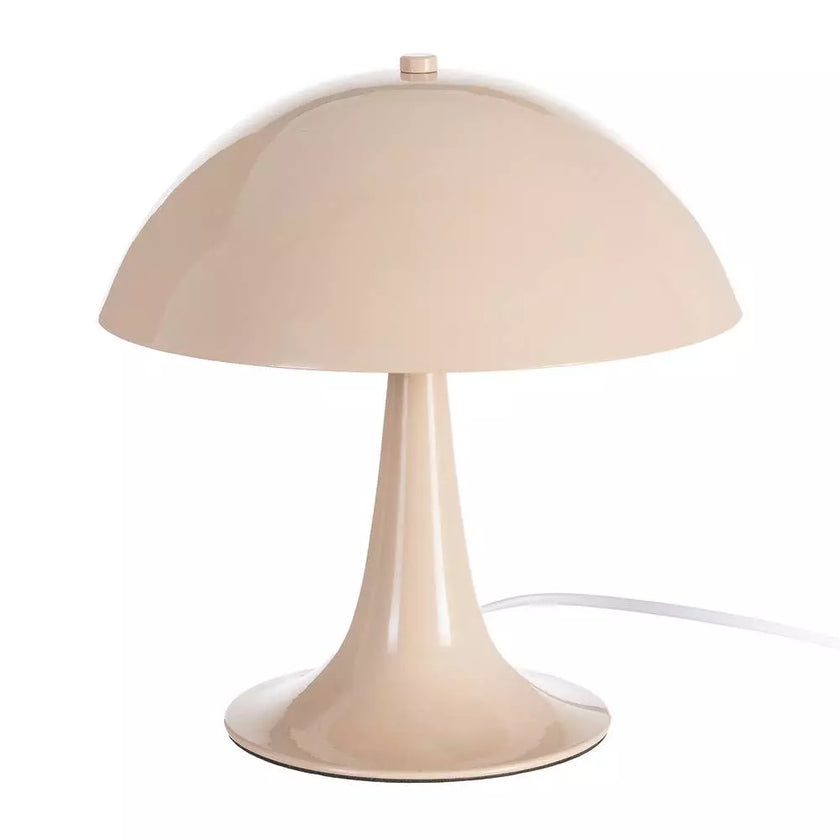 Lampe palmer beige en métal