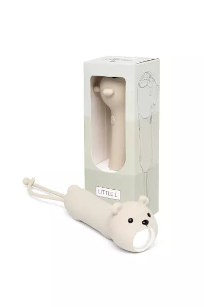 Lampe torche en silicone ours