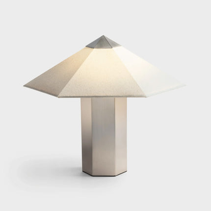 Lampe de table Phira en acier brossé – &Klevering