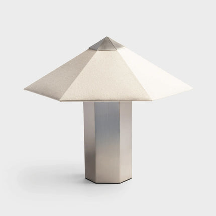Lampe de table Phira en acier brossé – &Klevering