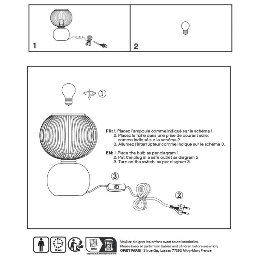 lampe marron