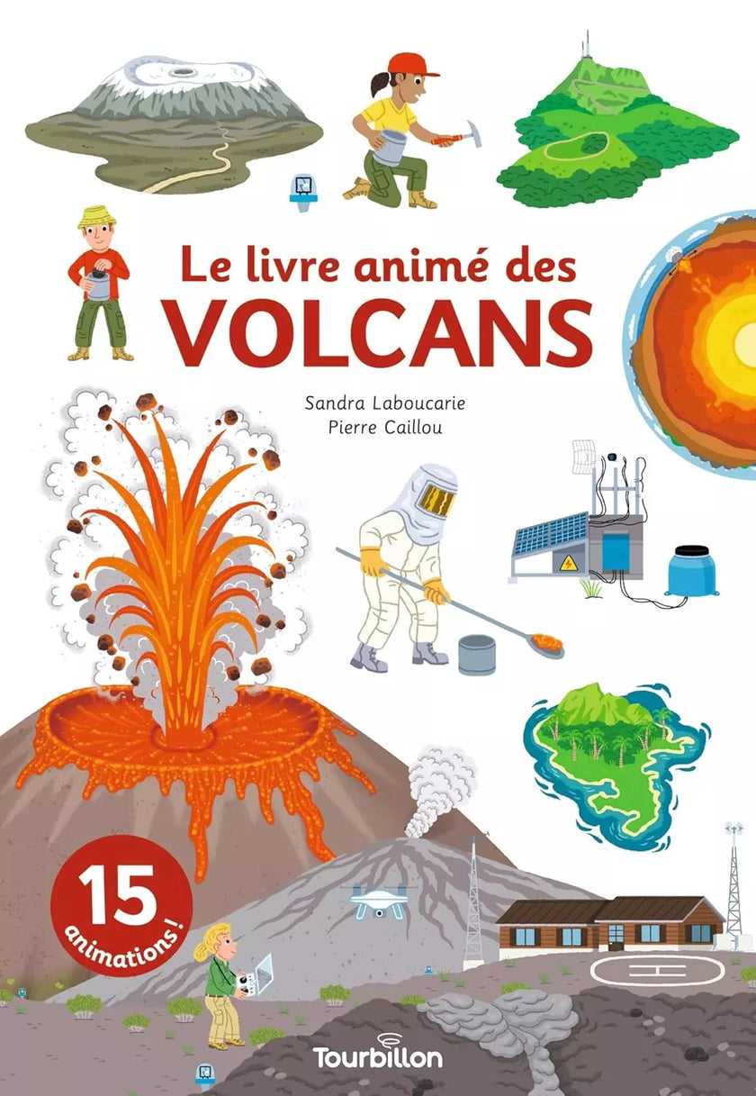 Le livre animé des volcans 