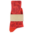 Chaussettes ESCUYER - LEOPARD CREW - orange