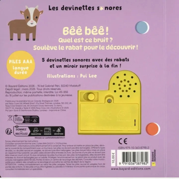 Les devinettes sonores des bébés animaux 