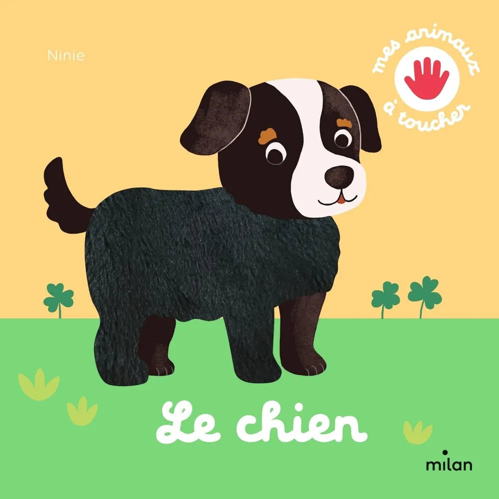 Livre a toucher le chien