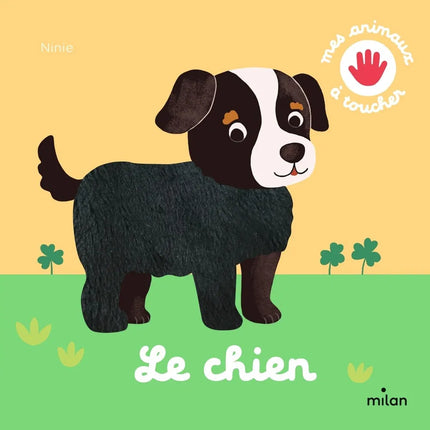Livre a toucher le chien