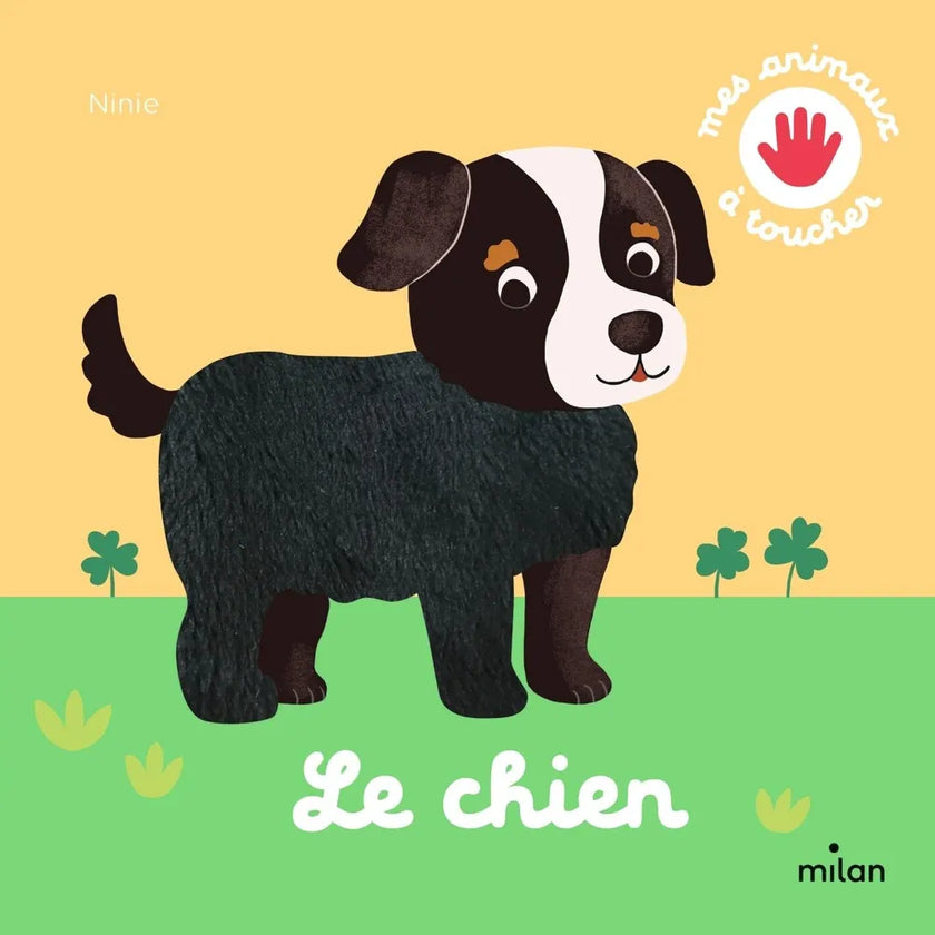 Livre a toucher le chien