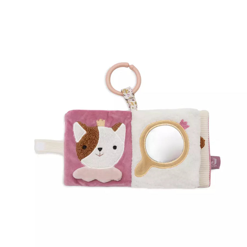 livre d'activité rose et écru