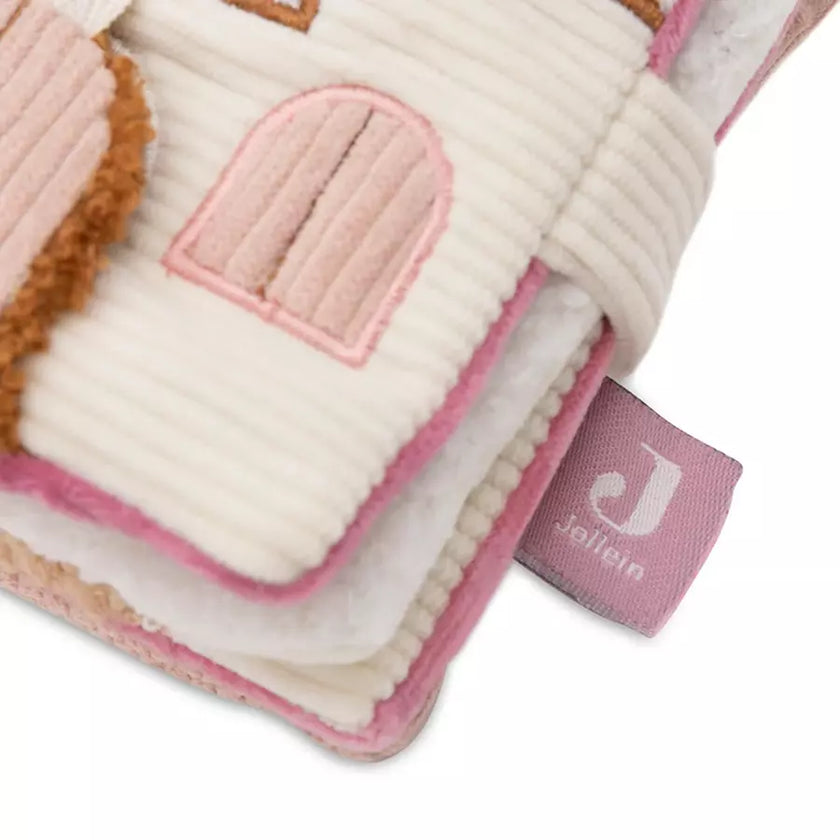 livre d'activité rose et écru