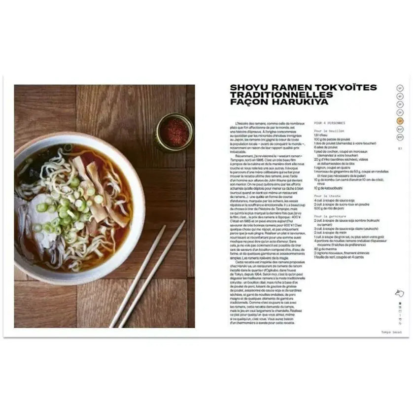 livre de recettes Tokyo