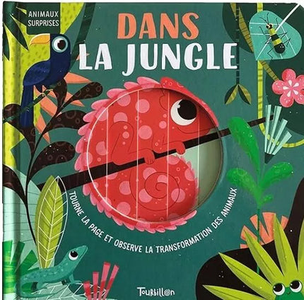 Livre enfant dans la jungle