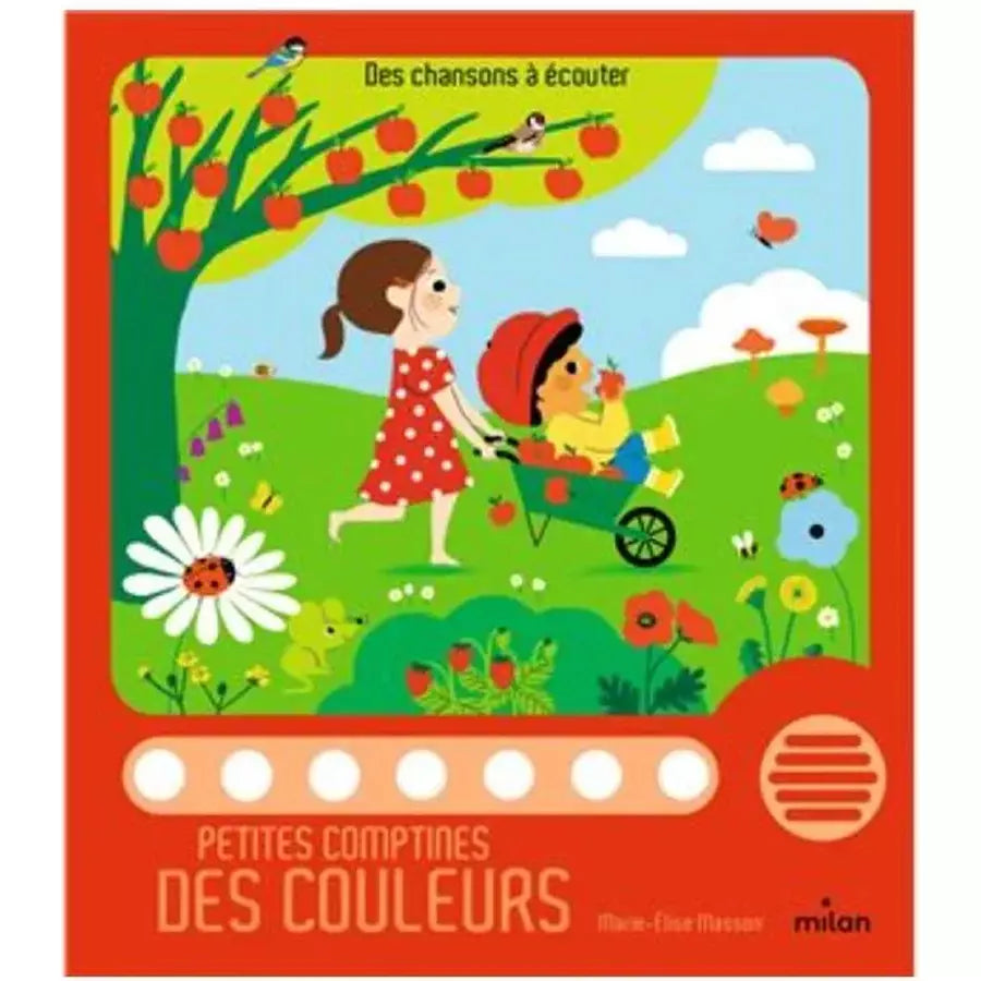 Livre sonore petites comptines des couleurs