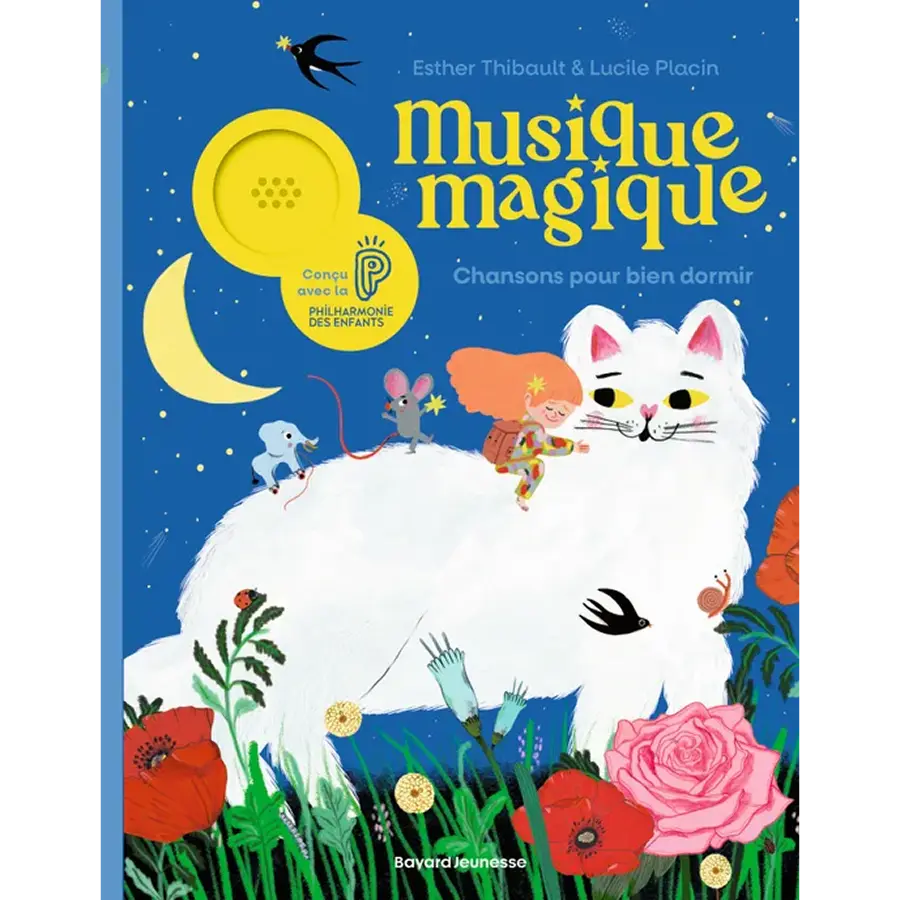 Livre sonore musique magique chansons pour bien dormir 
