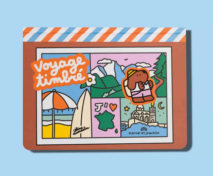 Livre voyage timbré