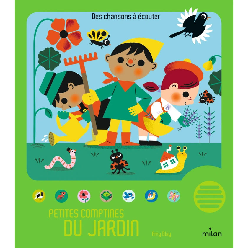 livres petites comptines du jardin