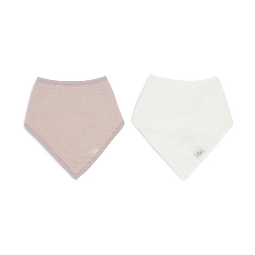 lot 2 bavoirs en silicone wild rose oatmeal