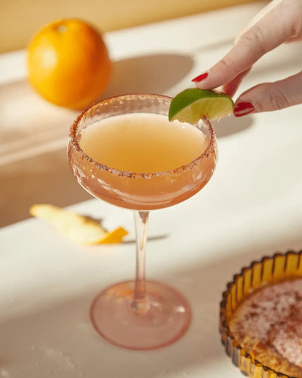 Coupe de champagne Lou blush