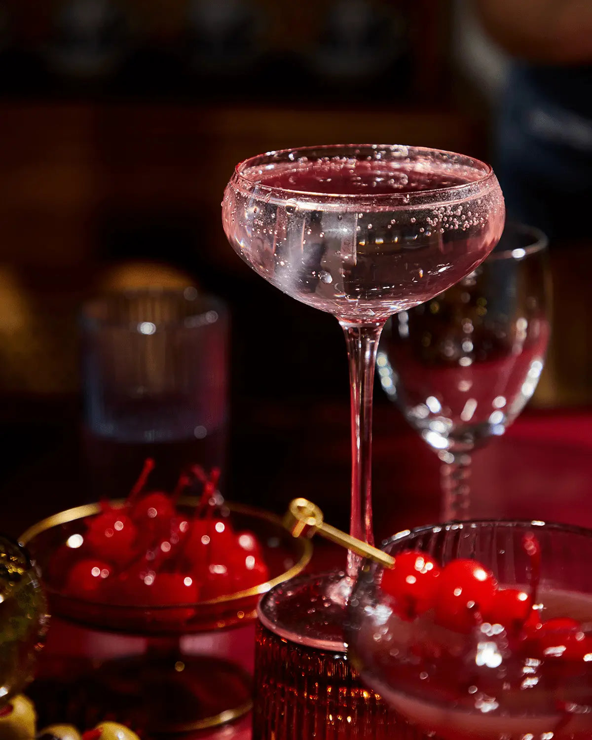 Coupe de champagne Lou blush