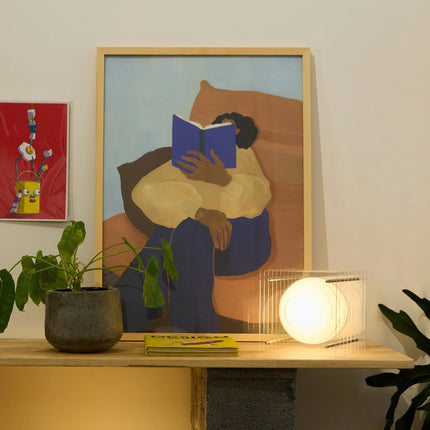 Lampe LOP | Small Square Clear