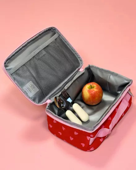 Lunch bag coeur rose atelier wagram