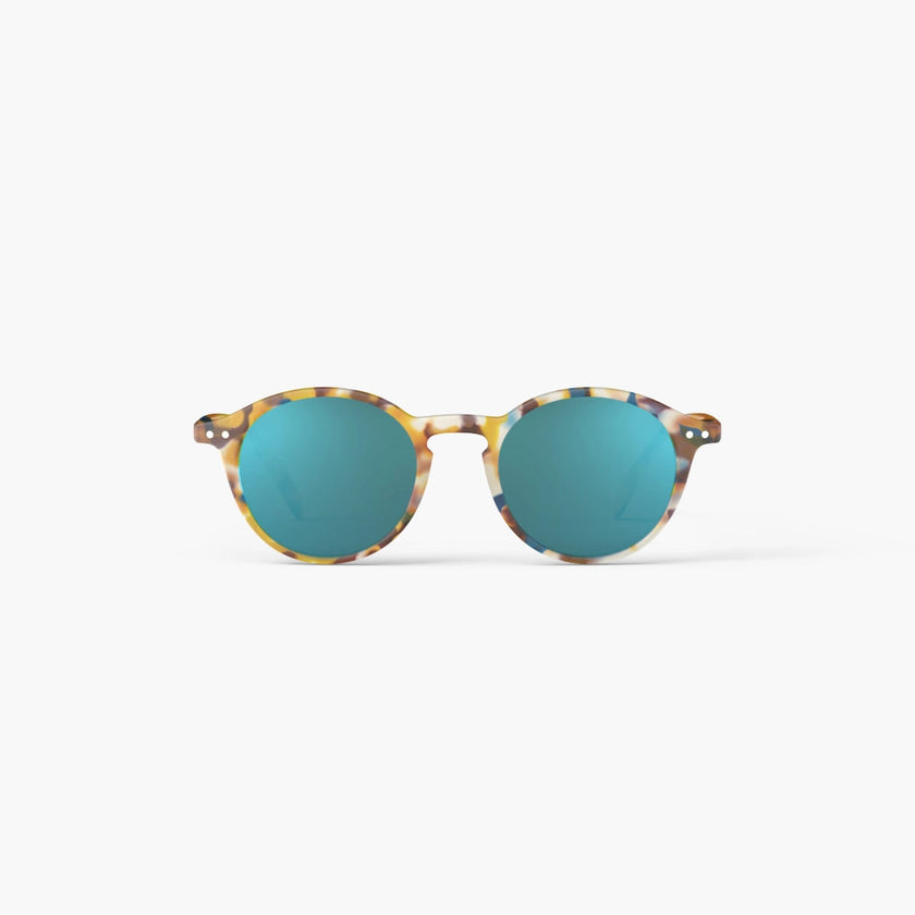lunette soleil D blue tortoise mirror