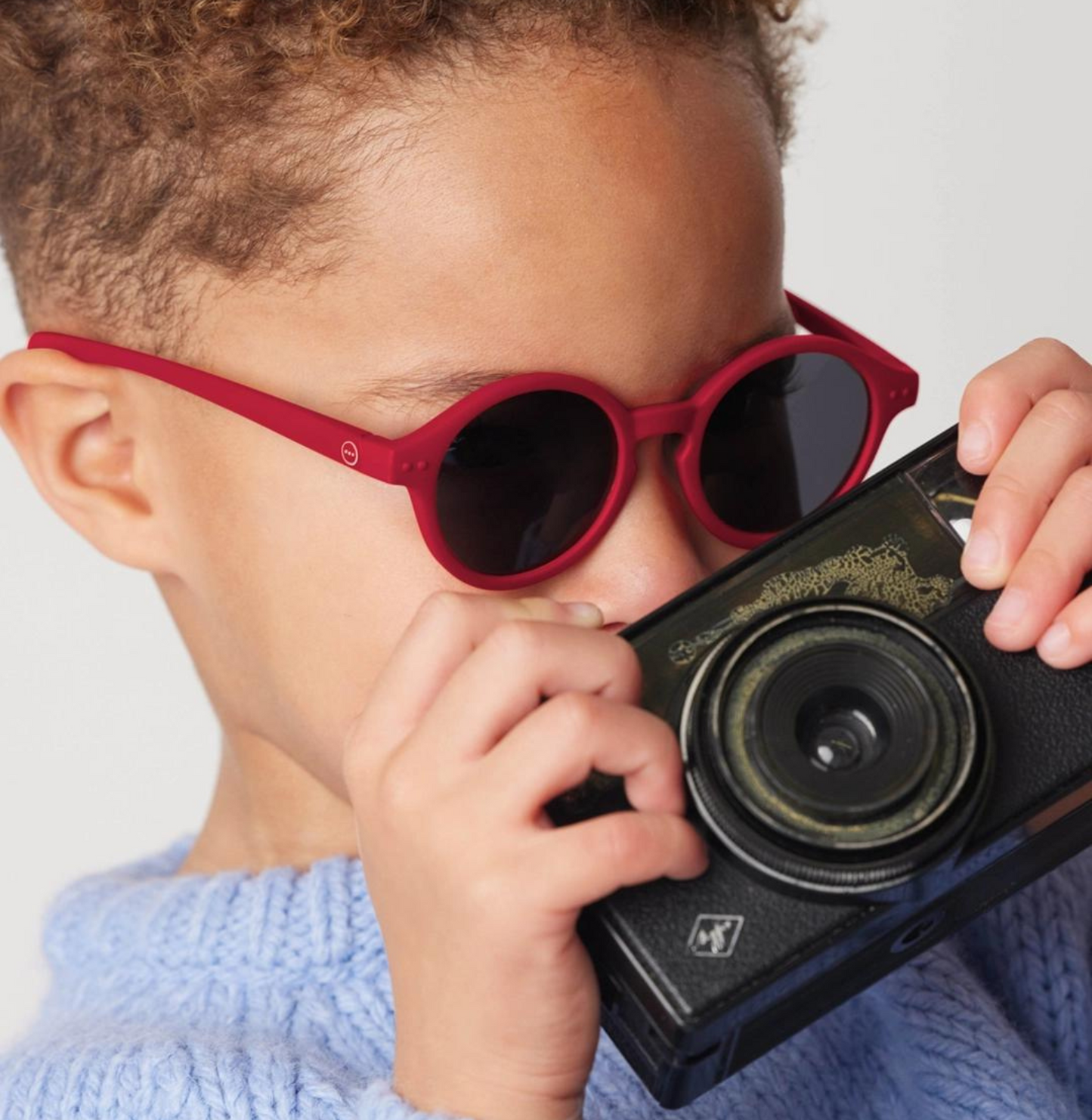 lunettes de soleil rouge