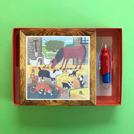 Magic painting farm tiger tribe
