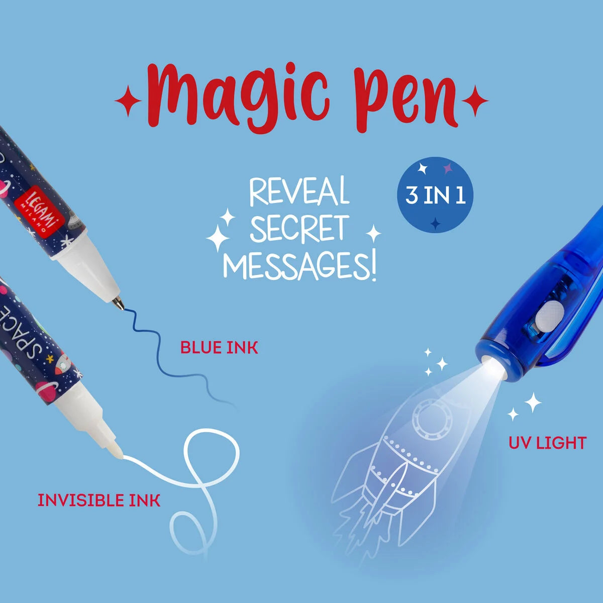Stylo magique space Legami