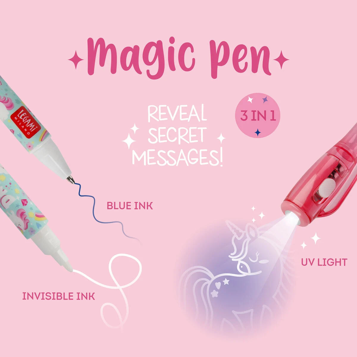 Stylo magique licorne legami