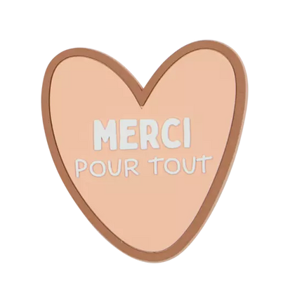 Magnet cœur merci pour tout