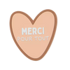 Magnet cœur merci pour tout