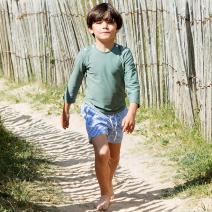 maillot de bain matelot kaki