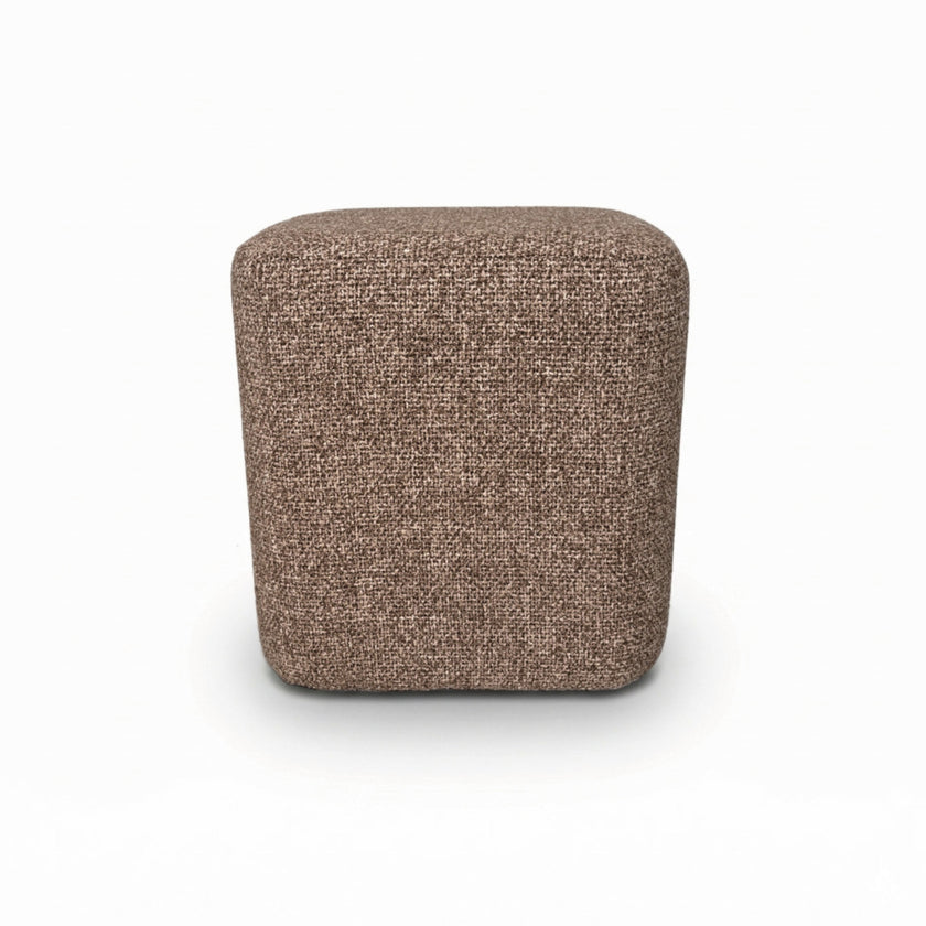 Pouf Marcel en Tweed Chiné - 2 coloris
