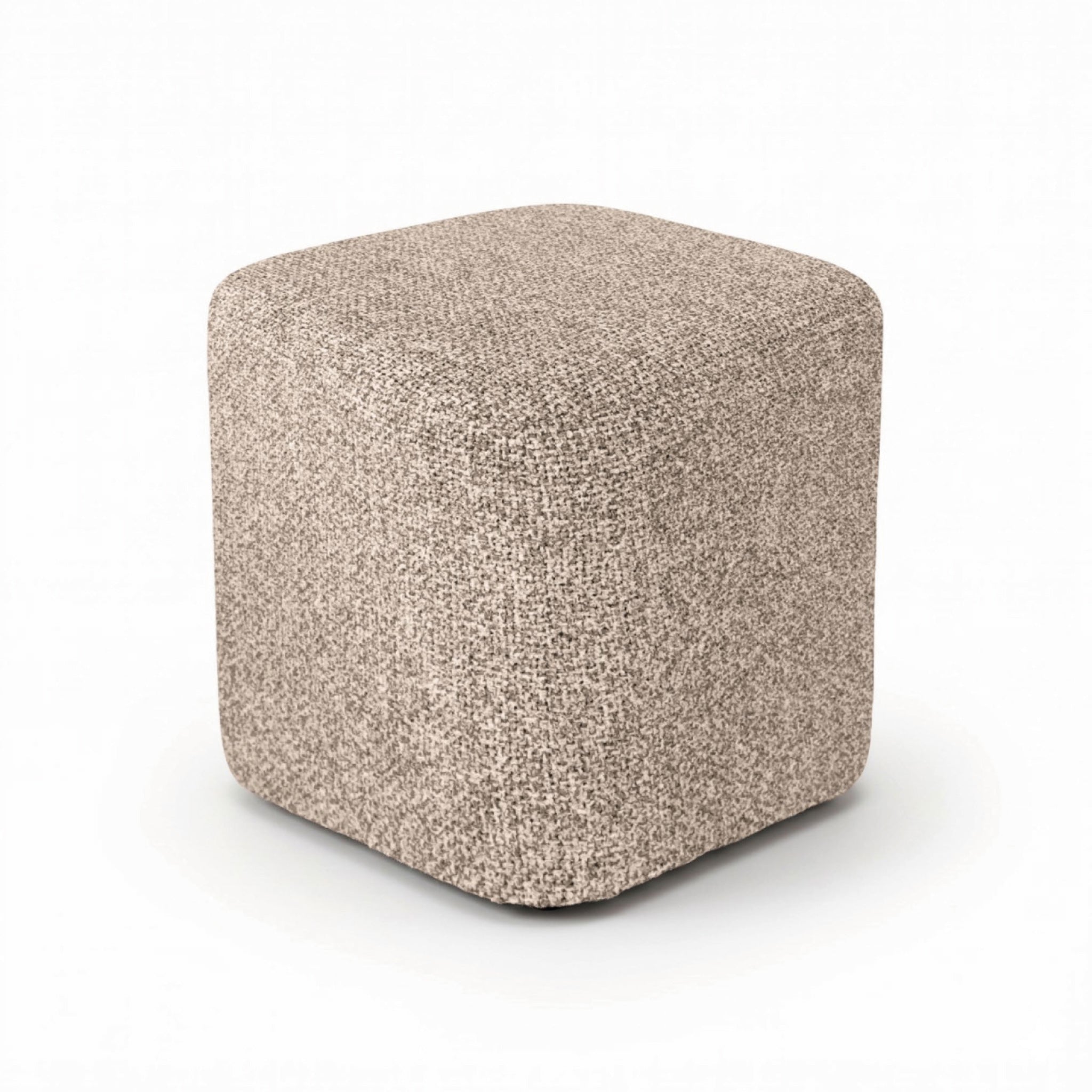 Pouf Marcel en Tweed Chiné - 2 coloris