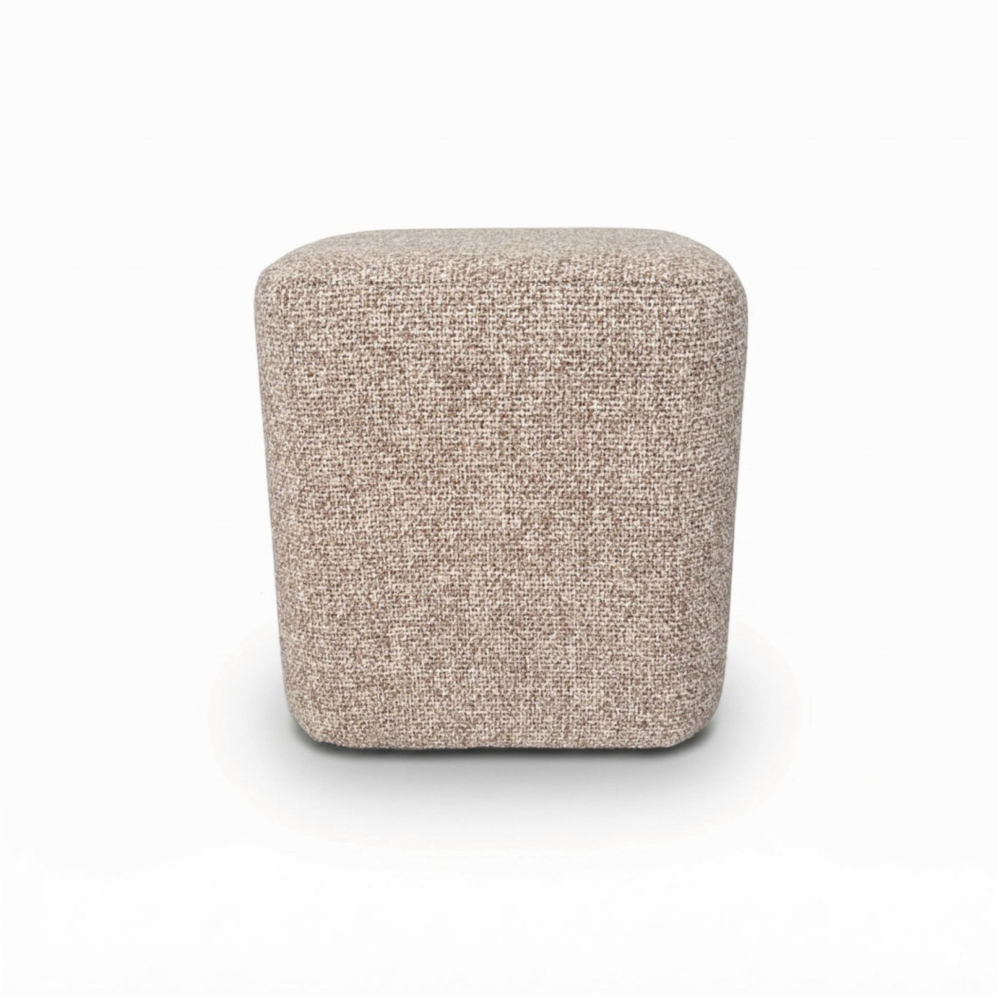 Pouf Marcel en Tweed Chiné - 2 coloris