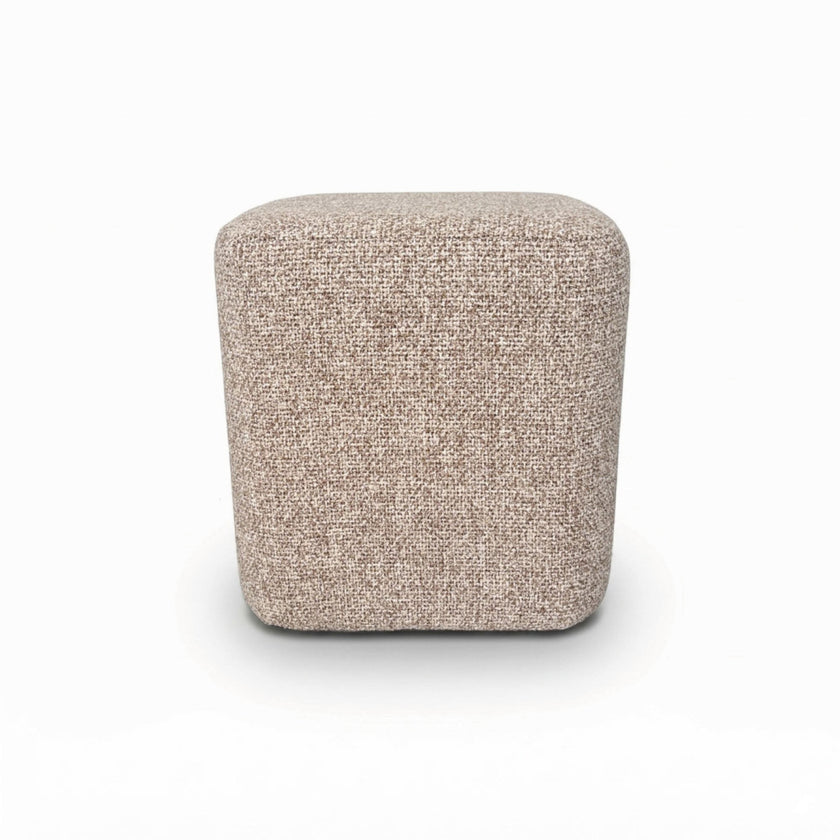 Pouf Marcel en Tweed Chiné - 2 coloris